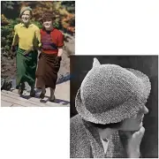 Vtg 1930s Women’s Asymmetrical Slouch Cone Hat Crochet Pattern Swagger Hat No 28
