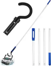 FAITIO Pool Robot Retrieval Hook – 63.8" Telescopic Pole for Cleaners