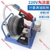 在飛比找樂天市場購物網優惠-【可開發票】12v24V220伏柴油電動抽油泵加油泵自吸泵計