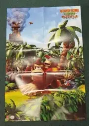 Donkey Kong Country Big NEW Nintendo Power Poster Nintendo NES SNES N64 Gamecube