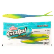 Berkley Gulp Jerk Shad Soft Bait 23cm Qty 4 Blue Fuze