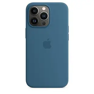 Apple iPhone 13 MagSafe矽膠保護殼-雀藍