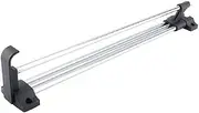 Adjustable Closet Rod, Pull Out Closet Garment Valet Rod Heavy Duty Tension Retractable Wardrobe Closet Hanger Towel Rail / Extending Rail / Storage Organiser Polished Chorme, 11.8-Inch to 21.7-Inch