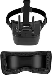 5.8Ghz Mini FPV Goggles 3 Inch LCD Display Video Headset with 40CH Receiver and Built - in 1200mAh Battery for FPV Drone Racing