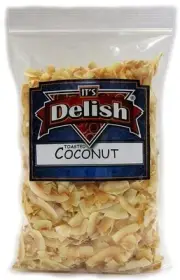 Toasted Natural Coconut Chips Unsweetened by Its Delish, 2 lbs