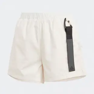 【adidas 愛迪達】短褲 女款 運動褲 亞規 W C ESC SHORT 白 HU0235