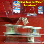 Hot Wheels 60 plastic PROTECTORS stackable clam shells
