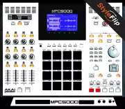 Akai MPC 5000 | White Color | Protective Decal | StyleFlip Skins