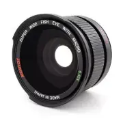 Fisheye Wide Lens + Macro fo Canon Eos Digital Rebel T6 T5 i sl1 XTi w/50MM 35MM