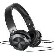 Pincun I9 Foldable 3.5mm Wired Headphone Heavy Bass Music Headset with Mic for Samsung Xiaomi Huawei ALLBLACK COLOR