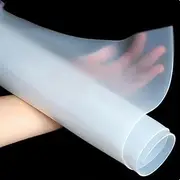 Silicone Rubber Sheet 1Mx1M Thickness 0.5-5mm Translucent High Temp Silicone Mat for DIY Industrial Gaskets Seals(Thk 4mm)