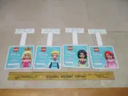 New Lot Lego Store Shelf Display Hang Tags Advertising Toy Sign Disney Princess