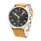 Hamilton Watch Aviation Pilot Chrono H76722531 HAMILTON Watch BlackÁELight Brown