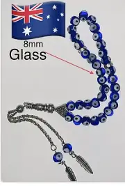 Turkish Greek Evil Eye Worry Beads Komboloi Rosary Prayer Tasbih Handmade