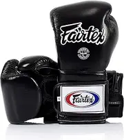 Fairtex BGV9 Muay for Professional Boxers & Trainers |Mexican Style Glove for Hard Hitters | MMA Gloves for Martial Arts|Light Weight & Shock Absorbent Boxing Gloves