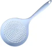 CLISPEED Silicone Skimmer Spoon Non-Stick Cooking Slotted Colander Ladle Skimmer Strainer Kitchen Sink Ladle Strainer Silicone Filter Spoon with Long Handle