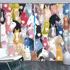 Great Colorful Horses 3D Blockout Photo Print Curtain Fabric Curtains Window