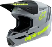 Alpinestars SM3 Youth Radium Helmet YS Gray/Black/Yellow 8301825-9510-YS