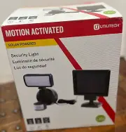 Utilitech motion activated solar powered security light