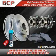 Rear Wheel Bearing Hub Assembly + Brake Rotor Pad Kit for Mazda CX-9 TB 3.7L