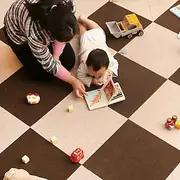 5pcs Interlocking Floor Mats for Baby Crawling, Waterproof and Washable Carpet Tiles for Bedroom, Living Room, Office, and Balcony