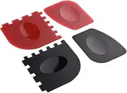 BESPORTBLE Cooker Cleaning Scraper Set 2 Pack Kitchen Cleaning Tools Iron Pan Cleaner Grill Pan Scraper Flat Toothed Design