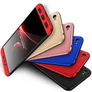 Bakeey 3In1 Armor 360?&deg; Full Hard PC Protective Case For Xiaomi Redmi Note 5a/Redmi Y1 lite 24 BLACK