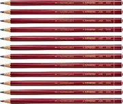 STABILO Graphite Pencil for Almost All Surfaces - All - Pack of 12 - Graphite