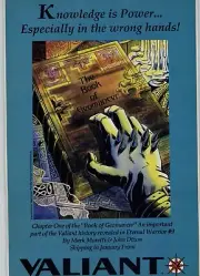 1992 Valiant Comics Book Of Geomancer Eternal Warrior Vintage Print Ad Comic Art