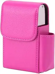 SUIOPPYUW Wide Application PU Cigarette Case for Various Occasions Made with PU Business Card Case Cigarette Cases Cigarette Box, Lychee Rose