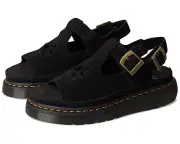 NIB*Womens*Dr. Martens*Dunnet Flower Sandal**6-11*Black*Doc Martens