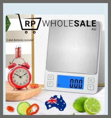 NEW 3kg/0.1g Kitchen Digital Scale LCD Electronic Balance Food Weight Postal