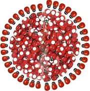 Ladybugs Garden Decor | Mini Ladybird Self Adhesive Sticker - Garden Accessories Home Decor for Friends, Family Members, Children, and Colleagues Gifts Generic
