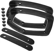 TOGEVAL Plastic Handrail for Office Chairs 2 Pack Desk Arm Rest Armrest for Office Home Computer Chairs
