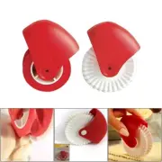 Kitchen Pizza Pastry Lattice Cutter Pastry Pie Decor Cutter Plastic Wheel 6J