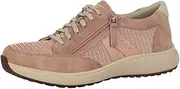 [TRAQ BY ALEGRIA] Alegria Women's Traq Eazee Smart Hiking Shoes with Side Zipper, Adobe, Size EUR 42