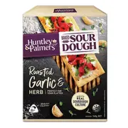Organic Huntley and Palmers Sourdough Roasted Garlic Herb 140g - Fresh, healthy organic delivery | Doorstep Organics