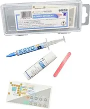Ultimate Repaste KIT K5 PRO 10g & KRYO33 3g Thermal Paste and Thermal Putty Pad Replacement Set Compatible with Apple iMac, Asus ROG, Acer Nitro, MSI laptops, RTX 3080, PS4, Nintendo Switch, CSGR