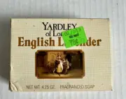 Yardley of London English Lavender Bar Soap Vintage 4.25oz Fragranced