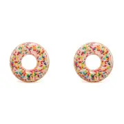 2x Intex 91cm Inflatable Sprinkle Donut Pool Adult Round Swimming Float Tube 14+