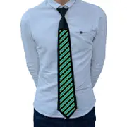 GGP Style 01 Led Sound Activated Glowing Tie Party Performance Accessory With Adjustable Light Patterns(Batteries Not Included, Self Provided)