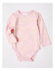 [Sprout] Essential Jersey Bodysuit in Baby Pink