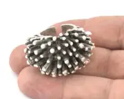 Beams Ring Adjustable Antique silver plated brass (18mm 8US inner size) 5232