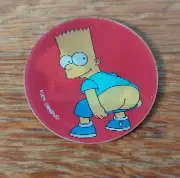 TAZO's BANNED 1996 BART SIMPSON #149 HIGHLY COLLECTABLE FORBIDDEN BART TAZO