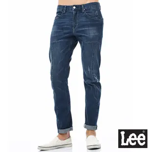 Lee 755 彈性低腰標準牛仔褲 男 藍 3D Urban Riders LL1800687SK
