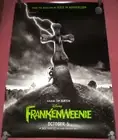Frankenweenie Movie Poster 27x40 D/S Catherine O'Hara Martin Short Winona Ryder