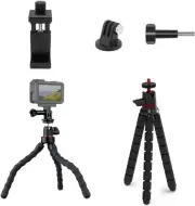 Flexible Camera Tripod Compatible with GoPro Hero 13 12 11 10 and Action Camera
