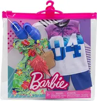 在飛比找Yahoo!奇摩拍賣優惠-Ken & Barbie #HBV72 _ 芭比娃娃衣服配件