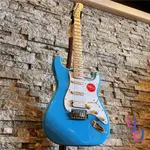 『24年新色』贈配件終身保固 FENDER SQUIER SONIC STRAT 加州藍 電吉他 楓木 指板 單單雙