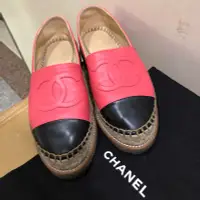 在飛比找蝦皮購物優惠-Chanel 香奈兒厚底 漁夫鞋 草編鞋 鉛筆鞋（真品）售出